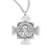 Saint Benedict Bust-Cross Sterling Silver Medal