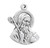 Saint Benedict Sterling Silver Medal | 20" Chain