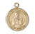 Saint Francis 14 Karat Gold Round Medal