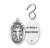 Saint Francis of Assisi Oval Sterling Silver Pet Medal