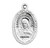 Saint Jude Large Oval Sterling Silver Medal