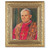 St. Pope John Paul II Gold-Leaf Antique Framed Art