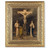 The Crucifixion of the Christ Gold-Leaf Antique Framed Art