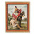 St. Martin of Tours Natural Tiger Cherry Framed Art