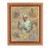 St. Pope John Paul II Natural Tiger Cherry Framed Art | Style B