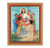 Christ with Children Natural Tiger Cherry Framed Art