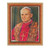 St. Pope John Paul II Natural Tiger Cherry Framed Art
