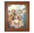 Holy Family Mahogany Finished Framed Art | Style B