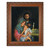 Holy Family Mahogany Finished Framed Art