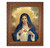 Immaculate Heart of Mary Mahogany Finished Framed Art | Style I