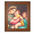 Madonna and Child Mahogany Finished Framed Art | Style D
