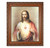 Sacred Heart of Jesus Mahogany Finished Framed Art | Style E