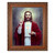Sacred Heart of Jesus Mahogany Finished Framed Art | Style G