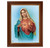Immaculate Heart of Mary Walnut Finish Framed Art | Style A