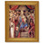 Madonna Throne of Angels and Saints Beveled Gold-Leaf Framed Art