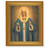 Our Lady of the Rosary Beveled Gold-Leaf Framed Art