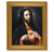 Sacred Heart of Jesus Beveled Beveled Gold-Leaf-Leaf Framed Art | Style I