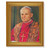 St. Pope John Paul II Beveled Gold-Leaf Framed Art