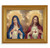 The Sacred Hearts Beveled Gold-Leaf Framed Art | Style C