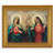 The Sacred Hearts Beveled Gold-Leaf Framed Art