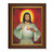 Sacred Heart of Jesus Dark Walnut Framed Art