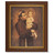 St. Anthony with Jesus Dark Walnut Framed Art