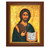 Christ All Knowing Dark Walnut Framed Art