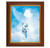 Christ Welcoming Child Dark Walnut Framed Art