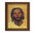 Head of Christ Dark Walnut Framed Art