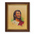 Laughing Jesus Dark Walnut Framed Art