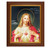 Sacred Heart of Jesus Dark Walnut Framed Art | Style D