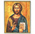 Christ All Knowing Plain Gold Framed Plaque Art