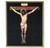 Crucifixion Plain Gold Framed Plaque Art