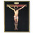 Crucifixion Plain Gold Framed Plaque Art