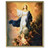 Immaculate Conception Plain Gold Framed Plaque Art
