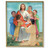 Jesus with Children Plain Gold Framed Plaque Art