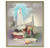 Our Lady of Fatima Plain Gold Framed Plaque Art | Style A