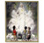 Our Lady of Fatima Plain Gold Framed Plaque Art