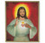 Sacared Heart of Jesus Plain Gold Framed Plaque Art