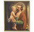 St. Joseph with Jesus Plain Gold Framed Plaque Art