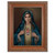 Immaculate Heart of Mary Antique Mahogany Finish Framed Art | Style D