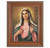 Immaculate Heart of Mary Antique Mahogany Finish Framed Art