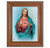 Sacred Heart of Jesus Antique Mahogany Finish Framed Art | Style A