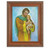 St. Joseph Antique Mahogany Finish Framed Art
