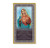 Immaculate Heart of Mary Gold Foil Wood Plaque