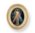 Divine Mercy Oval Framed Print | Gold Frame