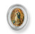 Immaculate Conception Oval Framed Print | Silver Frame