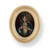 Immaculate Heart of Mary Oval Framed Print | Gold Frame