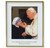 St. John Paul II & St. Teresa of Calcutta Gold Framed Art | 11" x 14"