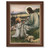 Jesus the Good Shepherd Dark Walnut Framed Art | 11" x 14"